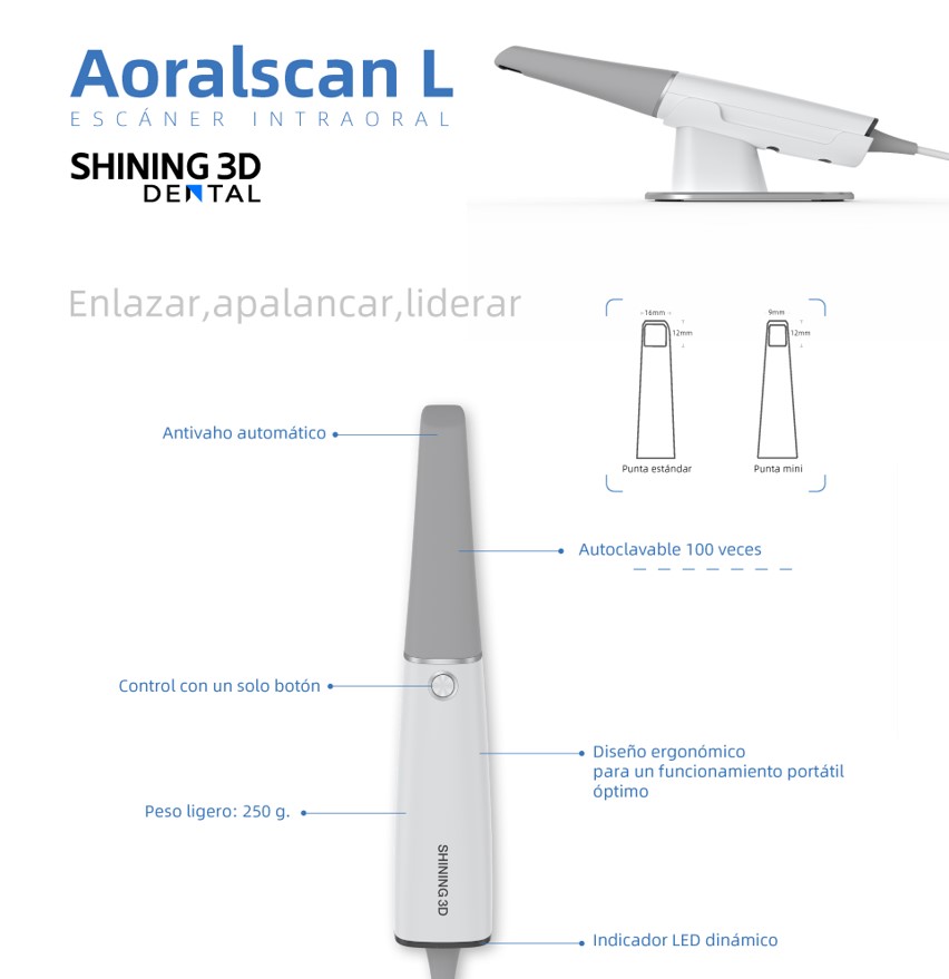 Scanner intraoral Aoralscan 3 -Shining 3D