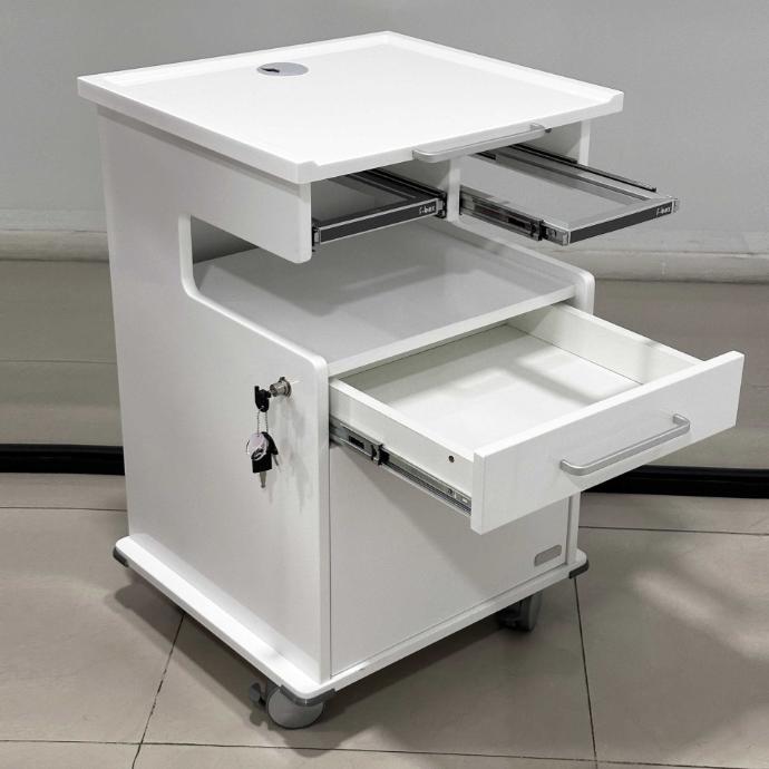 Mueble Rodante Assis Laca -  1 cajón y 1 puerta con Laca - Forms