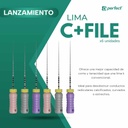 Limas C Files X6 Unidades  21 o 25 mm - #06 -#08 #10 - Perfect