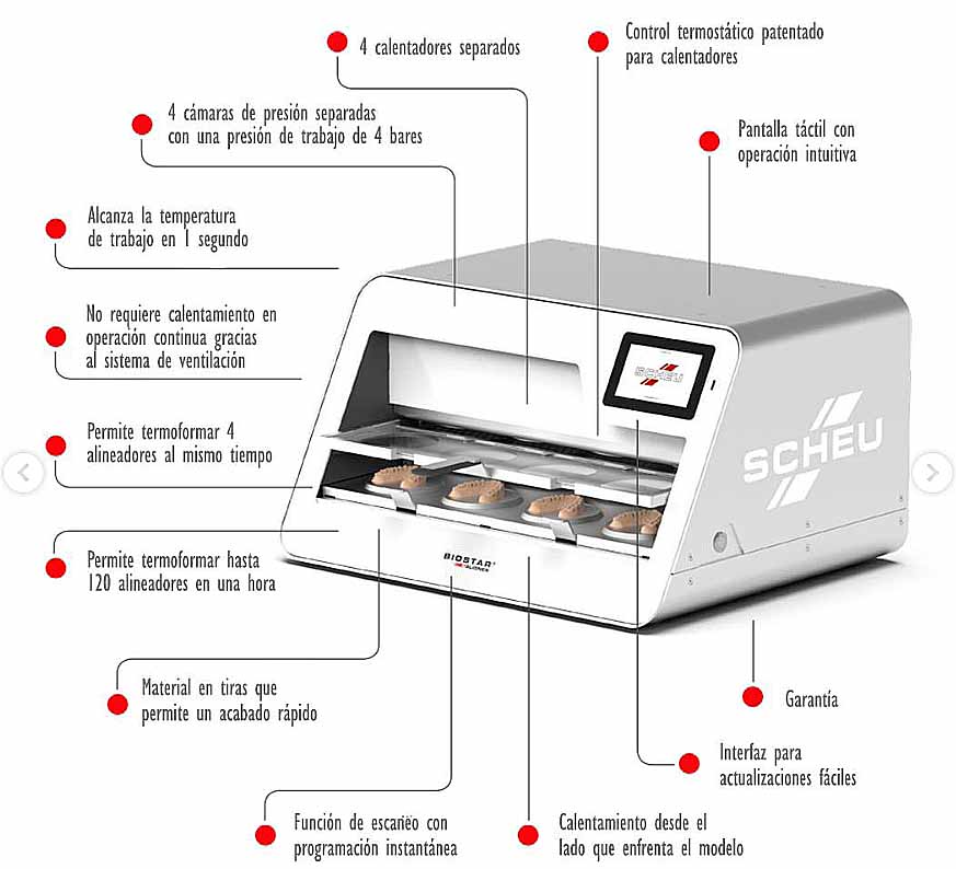 Termoformadora de  presión positiva - MINI  STAR  S - Scheu