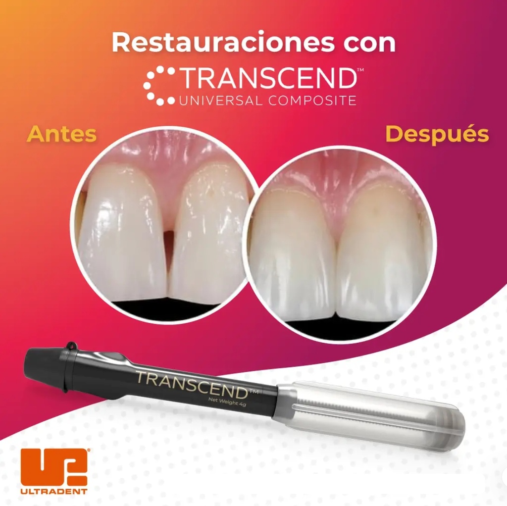 Kit de Composite / resinas  Transcend - 7 jeringas  de 4g c/u - Ultradent