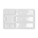 Bandeja plástica descartable DPT04 , Superficie Lisa - 289 x 190 x 17 mm - Cotisen