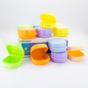 Caja / box para placas/ ortodoncia/ protesis con espejo DB02 - x unidad -  Cotisen