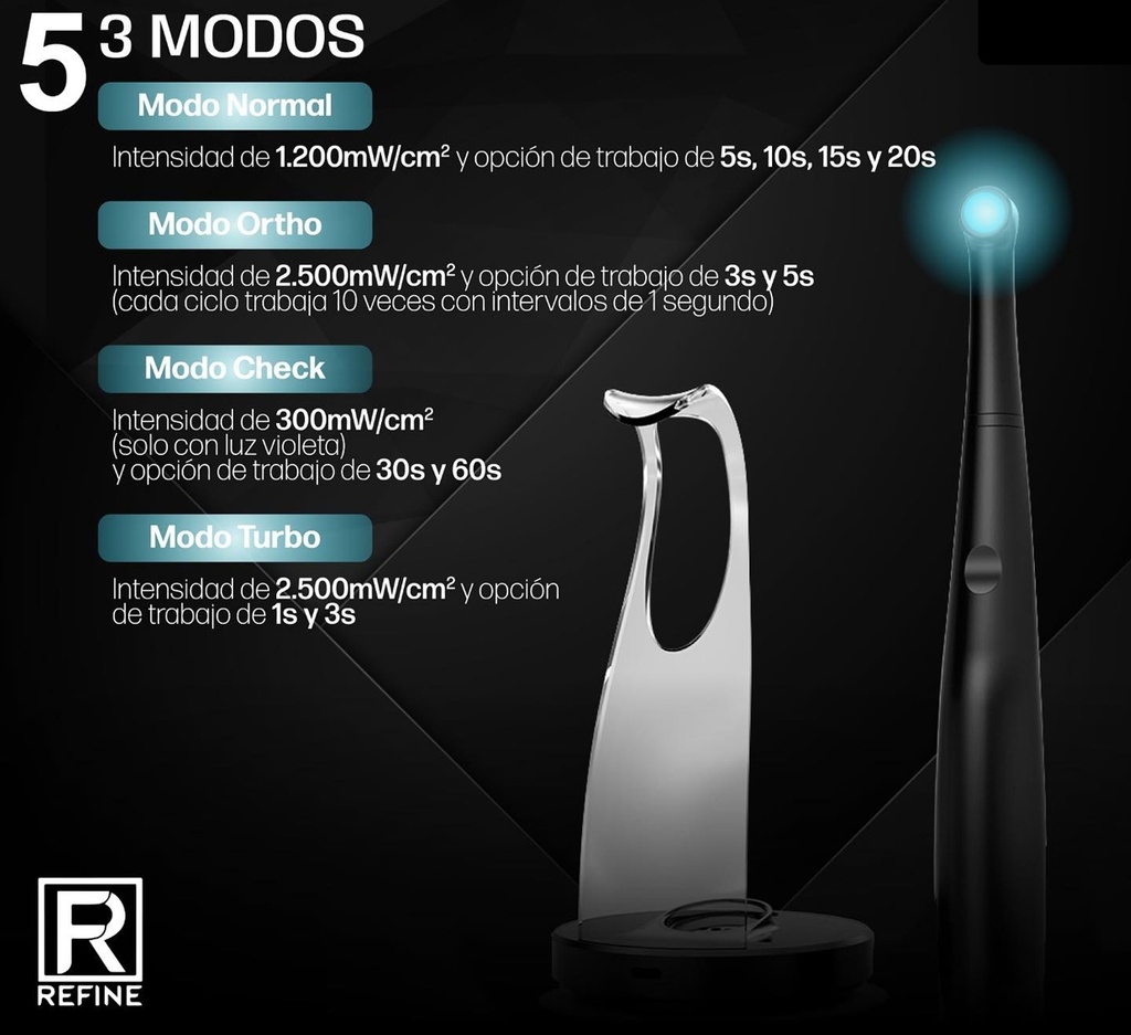 Lámapara de Led  Fotocurado Led Maxcure Swan+ - Refine