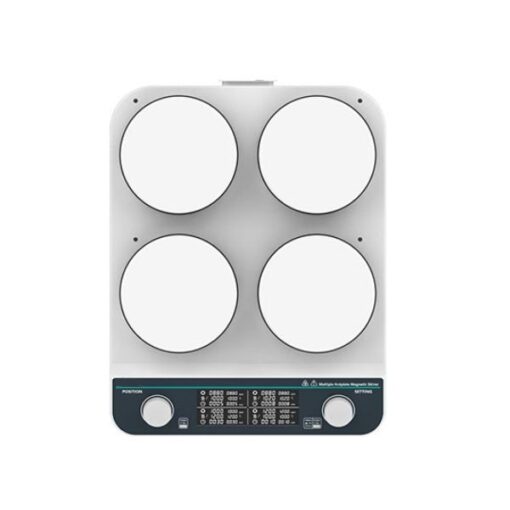 Agitador magnético de 4  posiciones con calefacción  independiente. Mod. BST 2022 - Biosmartest