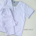 Ambo Milo Blanco - Pantalón y Chaquetilla - Masculino - Inprof