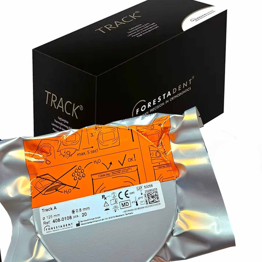 Placas / Láminas Rígidas  transparente redonda - x 20un - 0,8 mm (0,03") - Forestadent