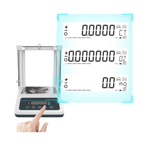 Balanza analítica 200g a  0,0001 modelo BKN 8018 - Biokan