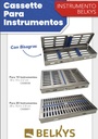 Cassette inoxidable para autoclave Medidas: 18 x 14 x 2.2 cm PARA 10 INSTRUMENTOS - BELKYS