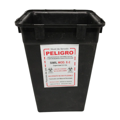 Descartador de agujas  E2  (2 lts). - Excelent