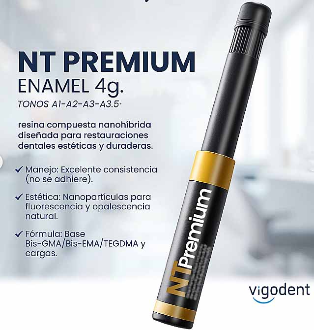 Composite Nanohíbrido NT Premium - 4gr - Vigodent