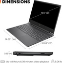 Notebook Gamer HP Victus 15-FA2082WM 15.6" Intel Core i5-13420H RTX4050 6 GB 512 SSD - Mica Silver