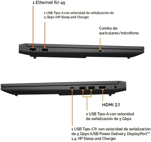 Notebook Gamer HP Victus 15-FA2082WM 15.6" Intel Core i5-13420H RTX4050 6 GB 512 SSD - Mica Silver