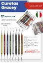 kit 8 Curetas de Gracey + Casette - Medesy