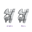 Bracket U-Clip - Autoligante Roth - Slot 0,22 - 1 caso - ORTHOMETRIC