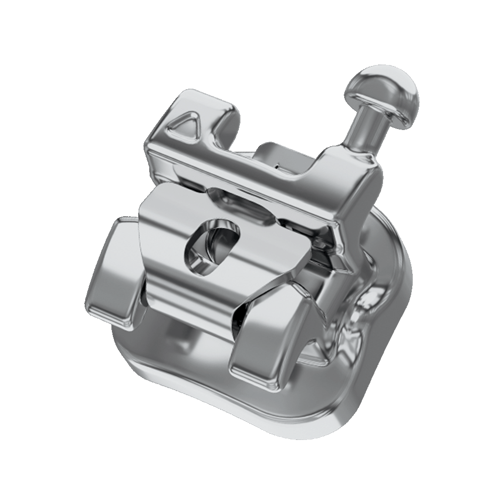 Bracket U-Clip - Autoligante- Interactive - MBT , Slot 0,22 - 1 caso - ORTHOMETRIC 