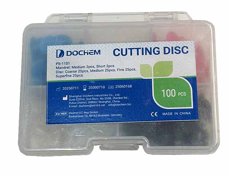 Discos p/ pulido y acabado de Restauraciones x 100 + 4 mandriles - Dochem