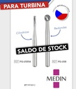 Fresa carburo de tungsteno - cilíndrica de punta plana con fisura transversal (o dentada)  - X  UNIDAD - Medin