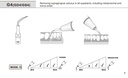 Tips Perio para  cavitadores ultrasonico modelos  “G” - Woodpecker