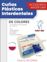 Cuñas plásticas  flexibles de colores  x 100 unidades - Anger