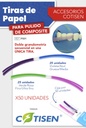 Tiras de pulir composite 4mm, caja x 50u (grueso, medio, fino y extrafino) - COTISEN