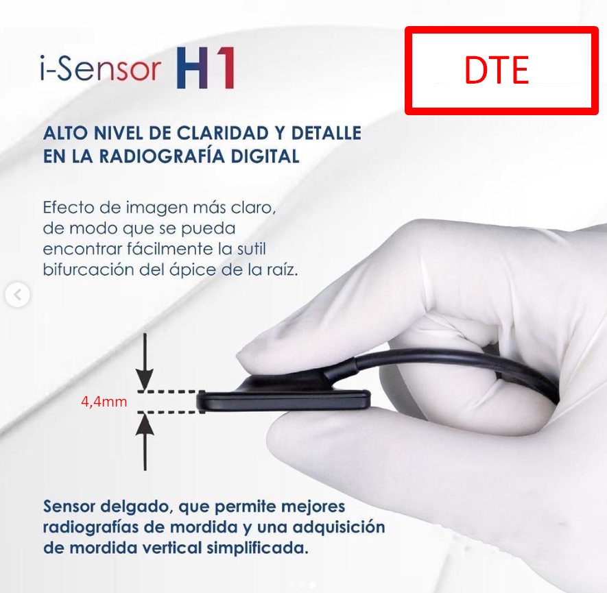 Radiovisógrafo / RVG / Sensor RX Digital - i SENSOR  H1 - DTE