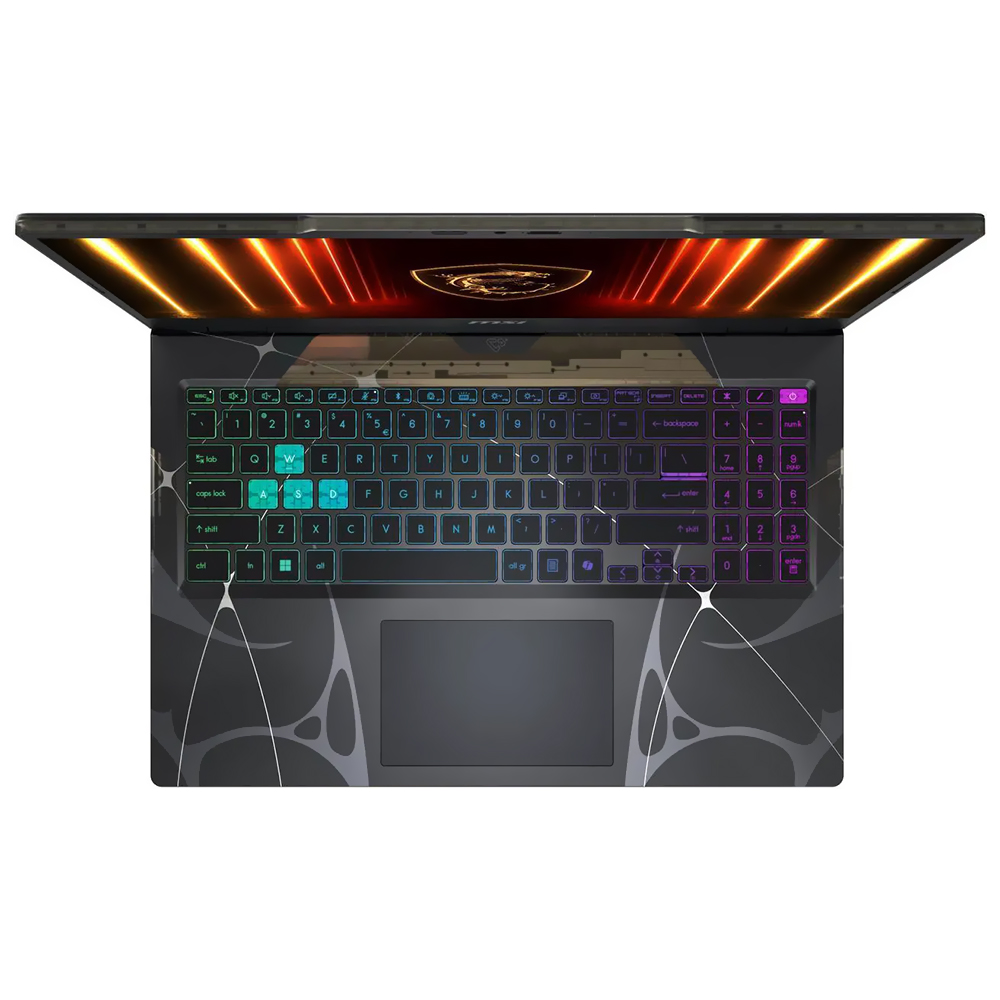 Notebook Gamer MSI Cyborg 15 B2RWFKG-259US Intel Core 7 240H Pantalla Full HD 15.6" / 16GB de RAM / 512GB SSD / Win11Home / GeForce RTX5060 8GB - Translucent Negro (Inglés)- MSI