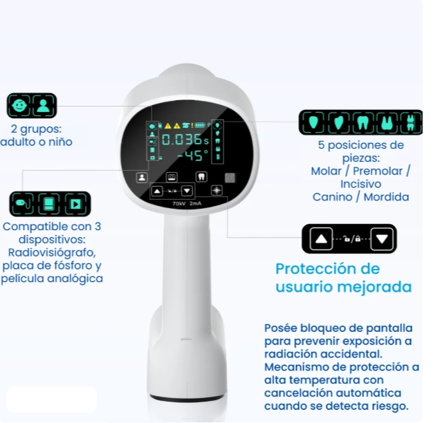 Equipo de Rayos X portatil Mini Ray - Pantalla táctil - DTE 