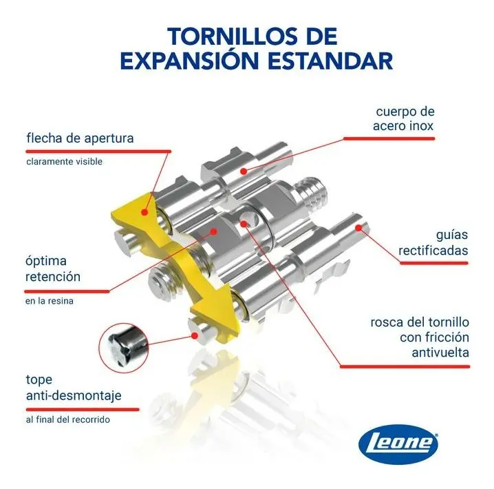 Tornillos De Expansión Estándar Micro - Leone