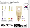Lima endo  rotatoria Niti Dia PT - 25 mm - Diadent