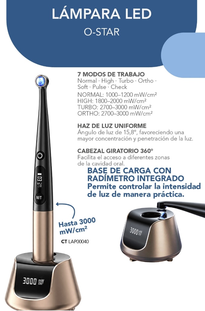 Lámpara de Fotocurado O-Star  - DTE
