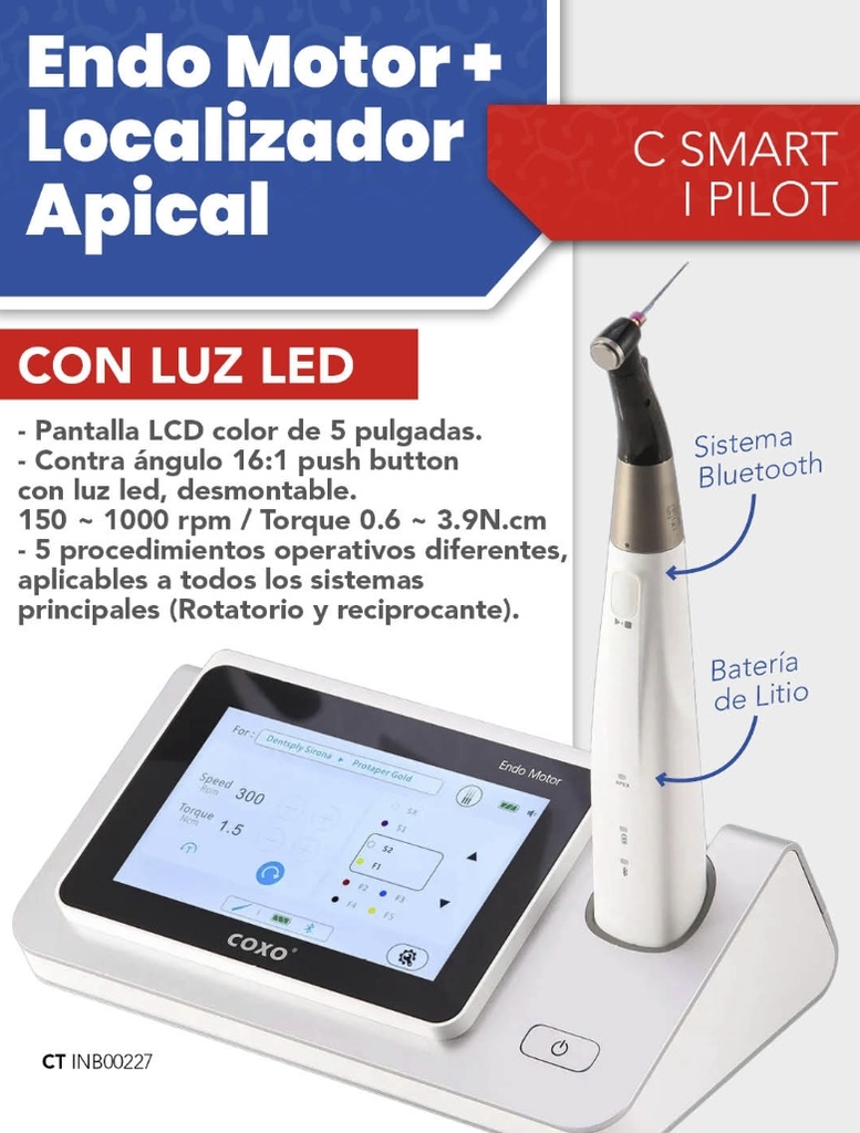 Endomotor y  localizador apical C-SMART I PILOT - Coxo