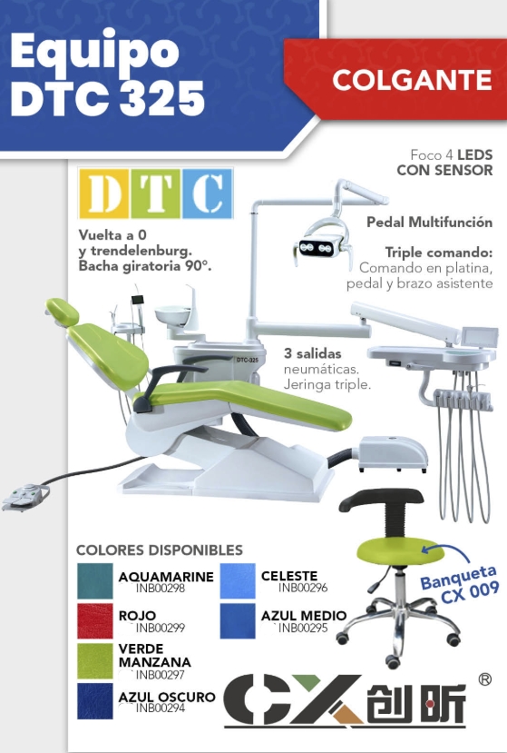 Sillon equipo Dental   DTC-325- Colgante - CX