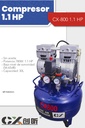 Compresor 1.1HP 30 Litros - 1.1 HP - CX800-  CX