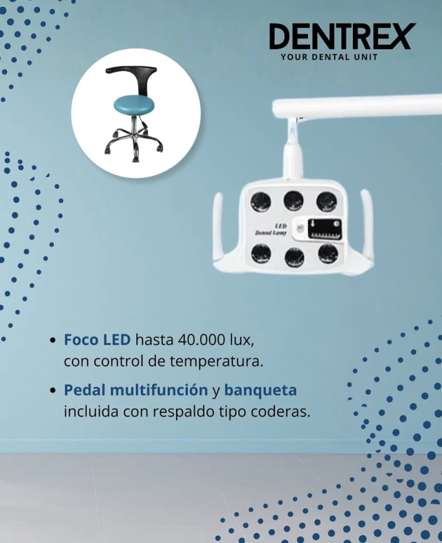 Sillon equipo Dental  C-390 - Sistema colgante - Dentrex