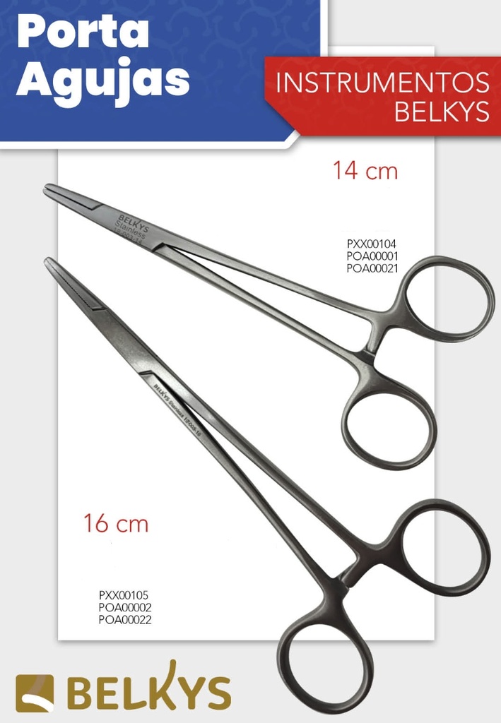 Pinza Porta Agujas - Belkys