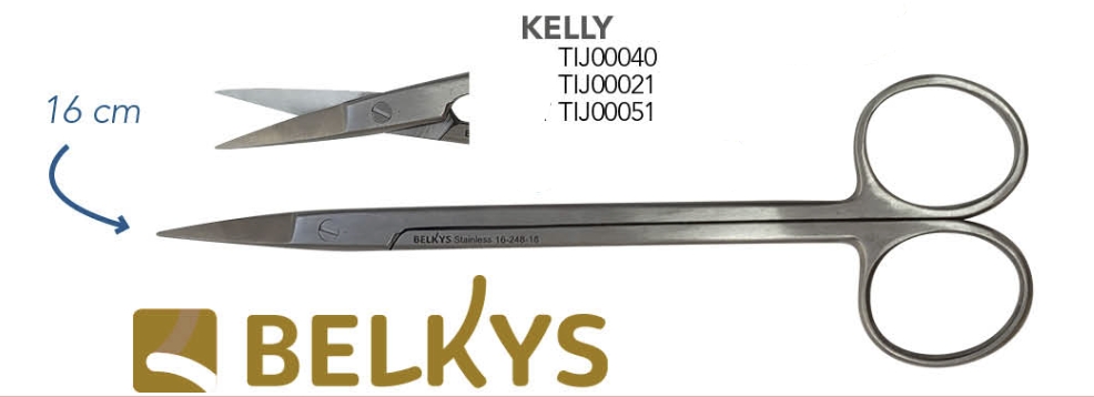 Tijera Kelly (mayo) 16cm - BELKYS