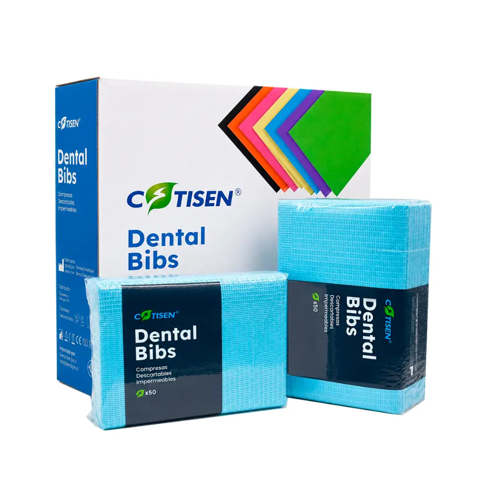 Compresas descartables Premium PLANAS COLOR  doble capa, bolsa x 50u. COTISEN