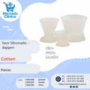 Vaso  siliconado - dappen - Cotisen