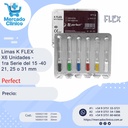 Limas K FLEX 15 al 40 (primer Serie)- X6 Unidades - 21,  25 o 31 mm - Perfect