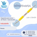 Espátula Composite Titanio Interproximal - Mango Anatómico siliconado - Indusbello