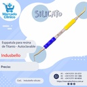 Espátula Composite Titanio Silicato - Mango Anatómico siliconado - Indusbello