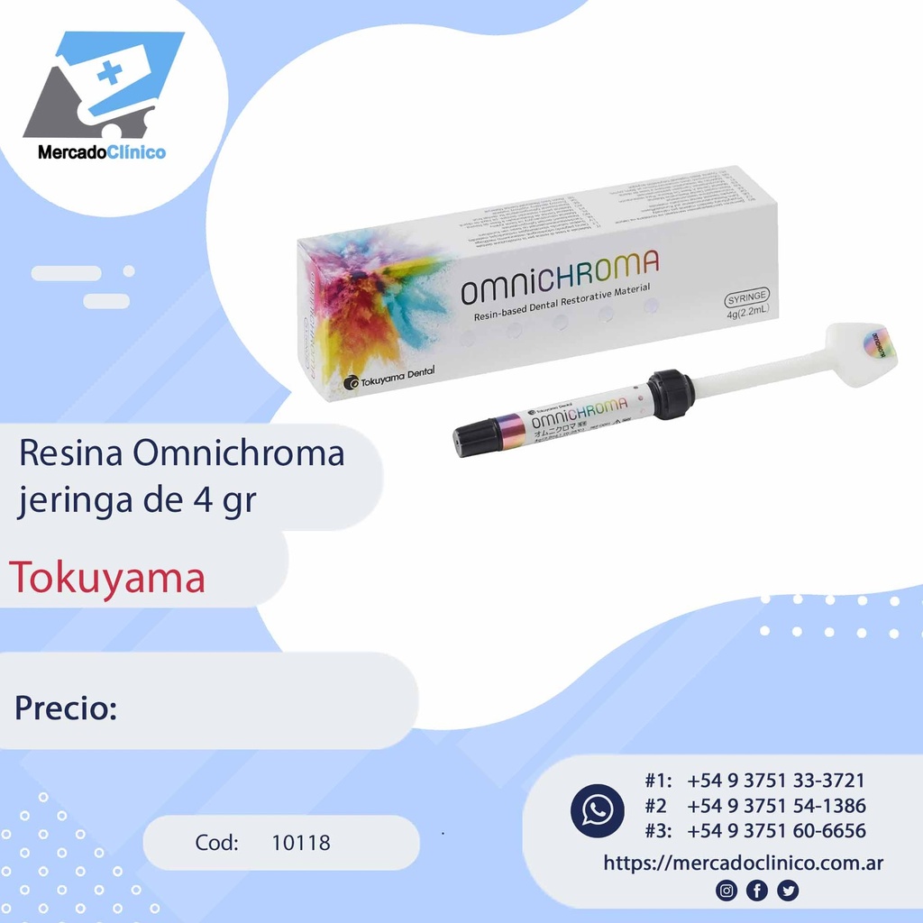 Composite Resina - Omnichroma x 4 gr - Tokuyama Dental