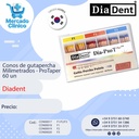 Conos de Gutapercha para Dia-ProT -Protaper - caja x 60u. - Diadent