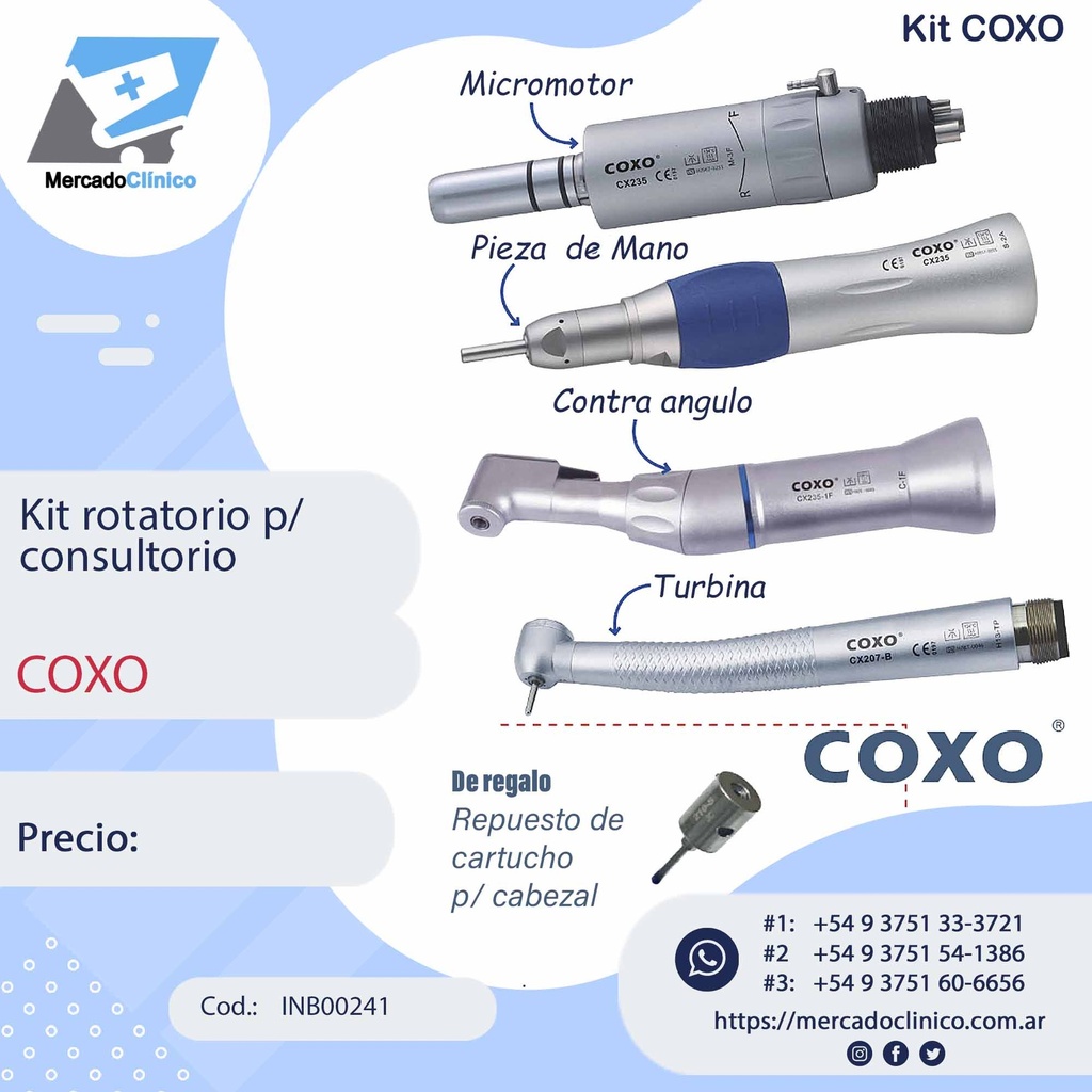 Kit rotatorio p/ consultorio - COXO