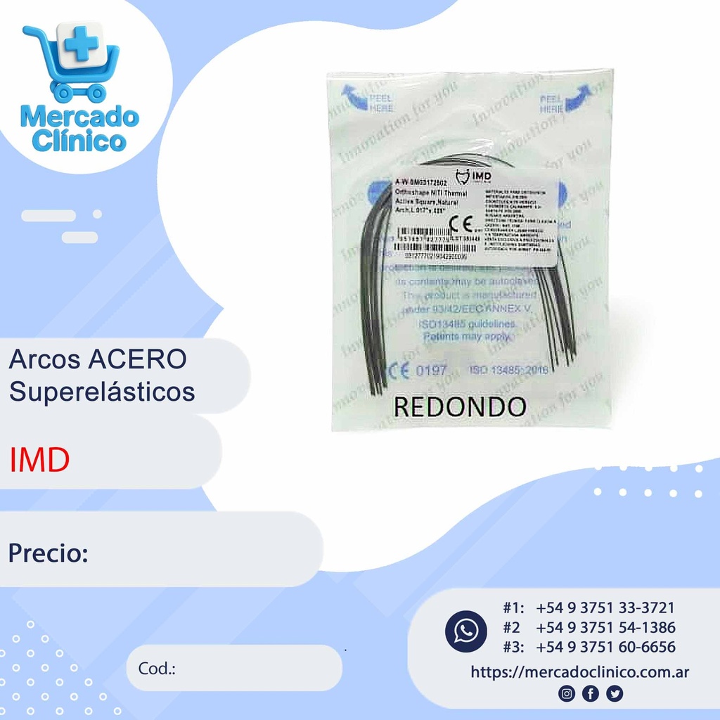 Arcos Acero - Redondos - IMD