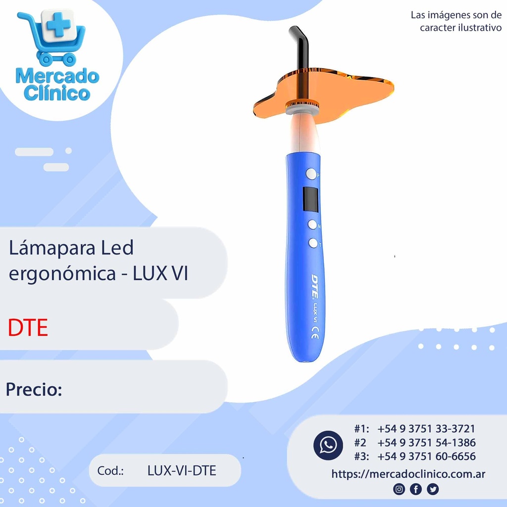 Lámapara Led  ergonómica - LUX VI - DTE