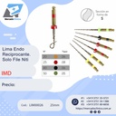 Lima Endo Reciprocante. Solo File Niti - 25mm - IMD