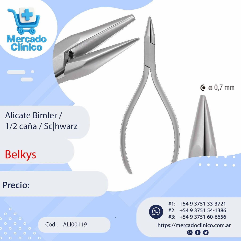 Alicate Bimler / Schwarz - Belkys