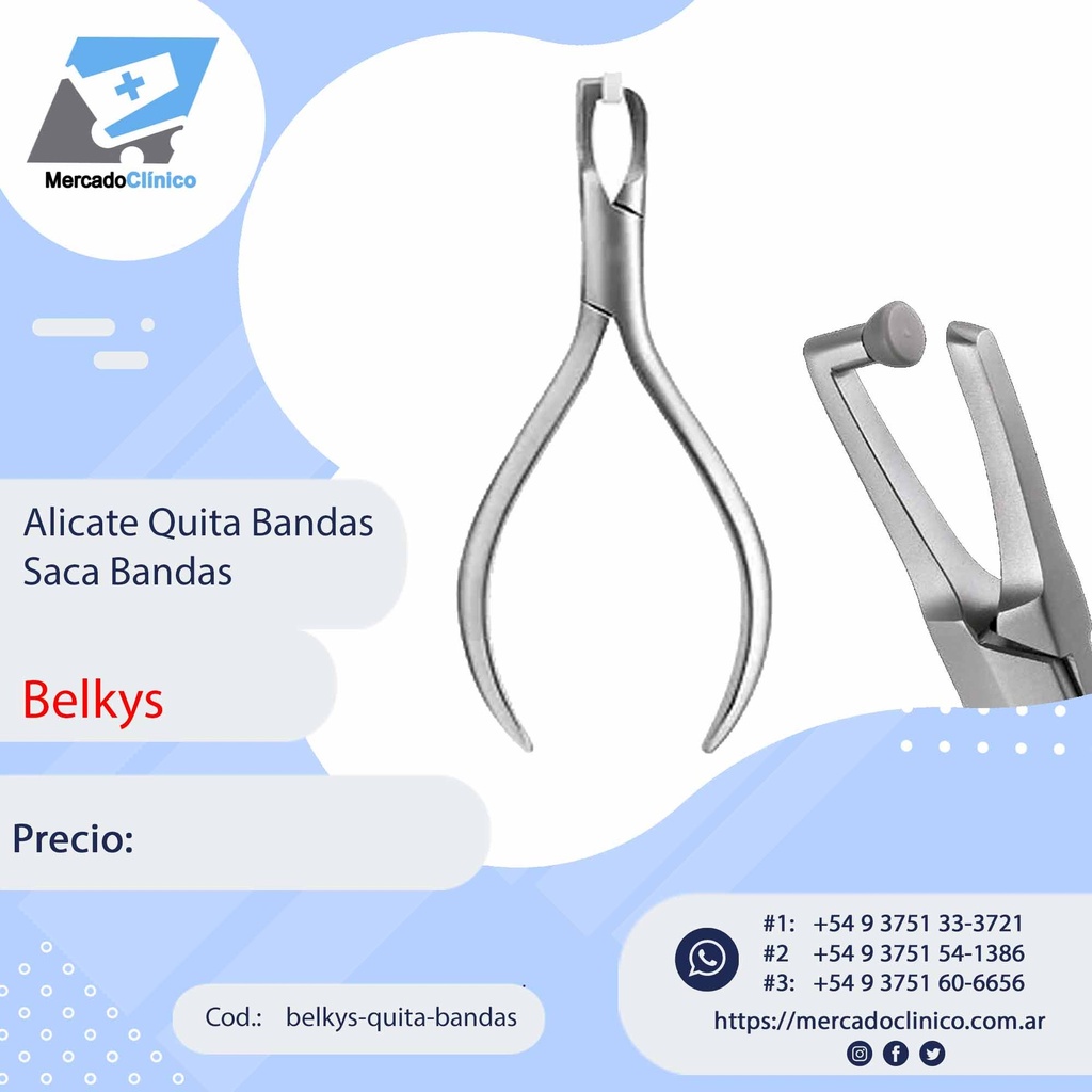 Alicate Quita / Saca Bandas - Belkys